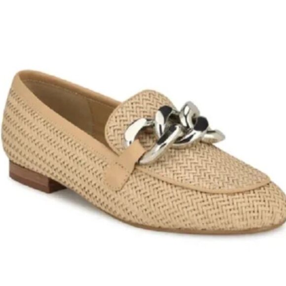 NWT Nine West Aspyn Light Natural Slip on Driver Flats Size 6.5 - Picture 1 of 7